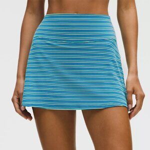 lululemon Align Skirt Jacquard Variegated Stripe Twice Blue Yellow Serpentine 10